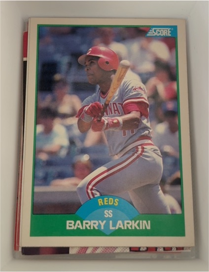 1989 Score #31 Barry Larkin — front