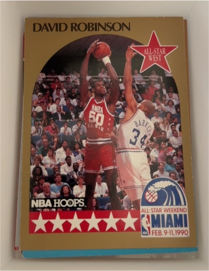 1990-91 NBA Hoops #24 David Robinson All-Star Game — front
