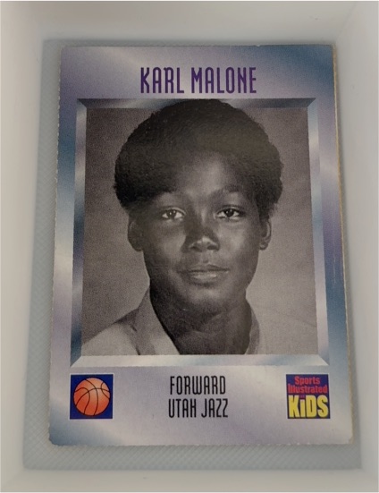 1995 Sports Illustrated for Kids #345 Karl Malone — front