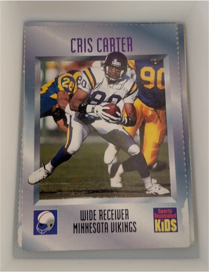 1995 Sports Illustrated for Kids #396 Cris Carter — front