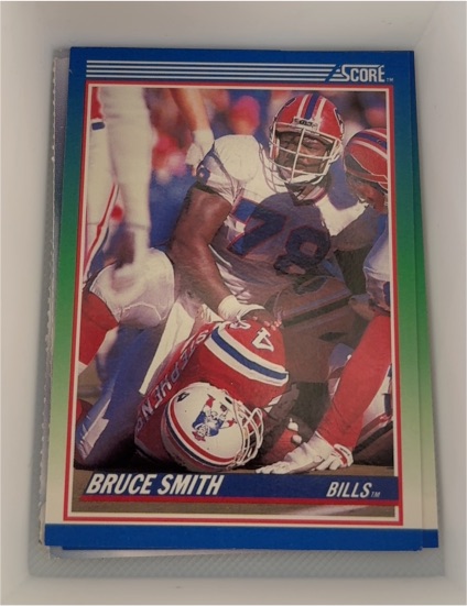 1990 Score #16 Bruce Smith — front