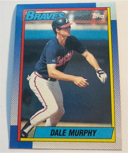 1990 Topps #750 Dale Murphy — front