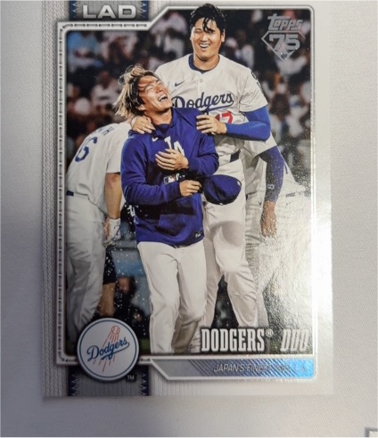 2026 Topps Series 1 #265 Dodgers Duo — front