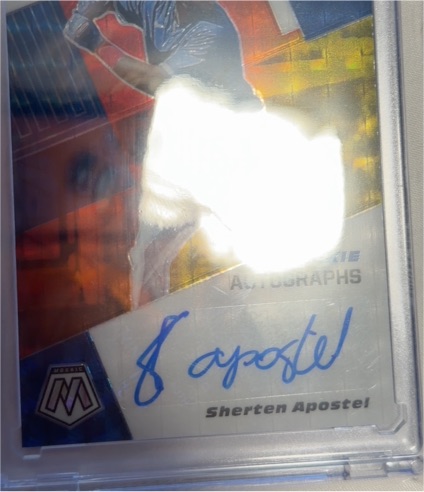 2021 Panini Mosaic #RAM-SA Sherten Apostel — front