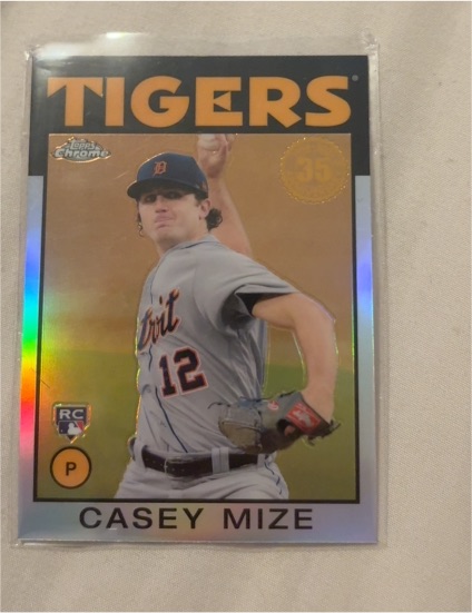 2021 Topps Chrome 35th Anniversary #86BC-13 Casey Mize — front