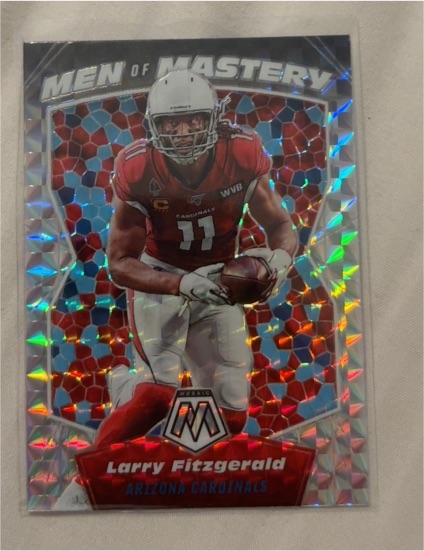 2020 Panini Mosaic #MM6 Larry Fitzgerald Men of Mastery — front