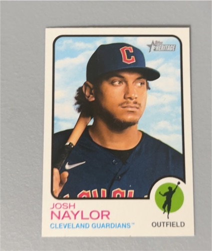 2022 Topps Heritage #167 Josh Naylor — front
