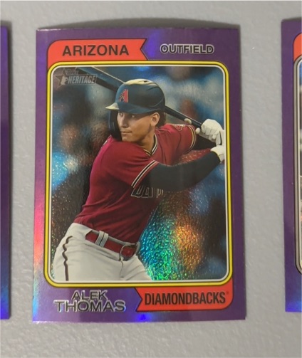 2023 Topps Heritage #6 Alek Thomas — front