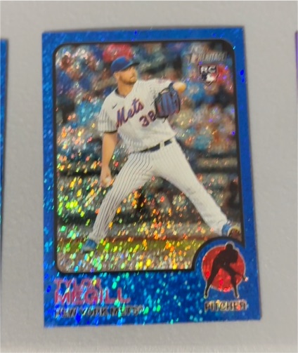 2022 Topps Heritage Chrome #140 Tylor Megill — front