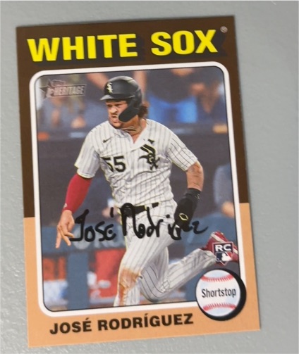 2024 Topps Heritage #254 José Rodríguez — front