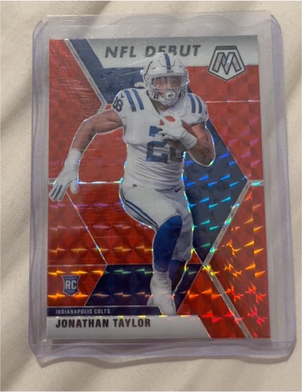 2020 Panini Mosaic NFL Debut #276 Jonathan Taylor — front