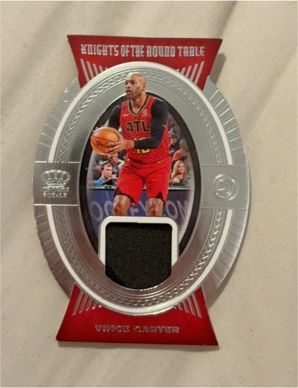 2020-21 Panini Crown Royale Knights of the Round Table #RT-VCA Vince Carter — front