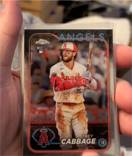 2024 Topps Chrome #226 Trey Cabbage — front
