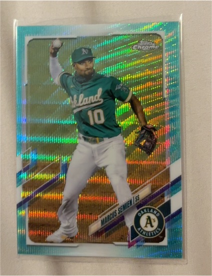2021 Topps Chrome #8 Marcus Semien — front