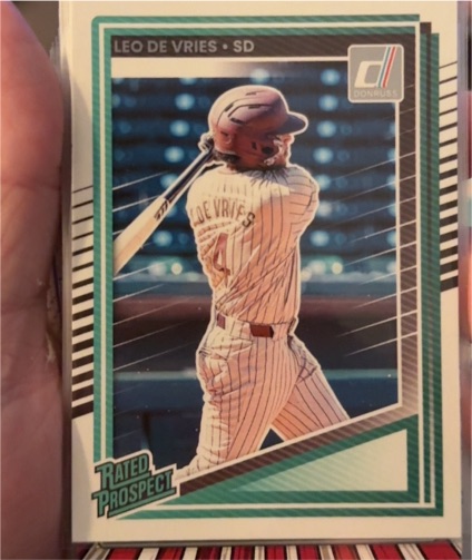 2025 Donruss Rated Prospects #148 Leo De Vries — front