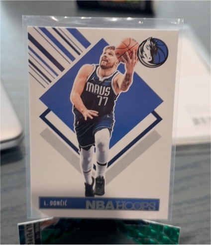 2024-25 Panini NBA Hoops #281 Luka Doncic Tribute Dallas Mavericks — front