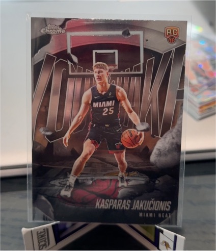 2025-26 Topps Chrome #YQ-11 Kasparas Jakučionis Youthquake — front