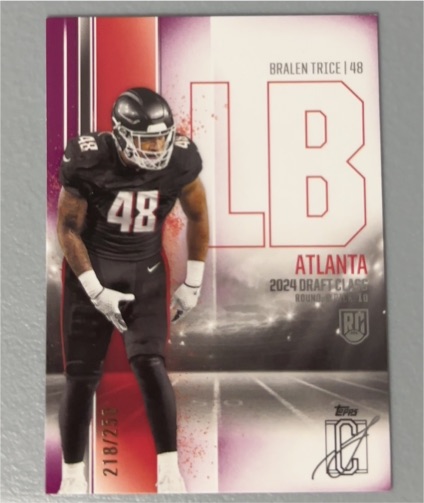 2024 Topps Signature Class #64 Bralen Trice — front