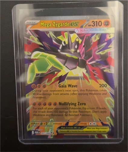 Pokemon Perfect Order Mega Zygarde ex #047/088 — front