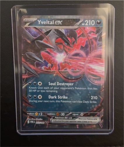 2014 Pokémon XY Phantom Forces #053 Yveltal EX — front