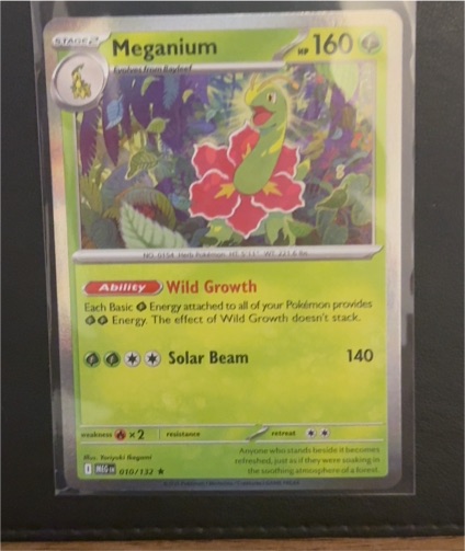 2025 Pokémon TCG Mega Evolution #010 Meganium — front