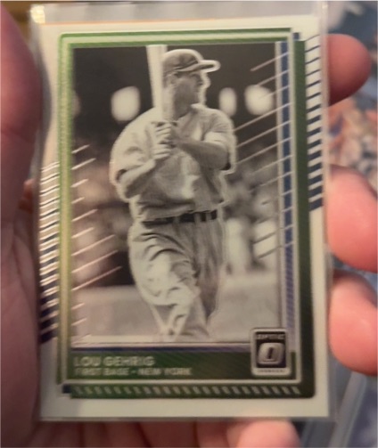 2025 Panini Donruss Optic #55 Lou Gehrig — front