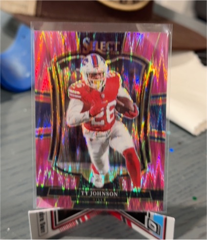 2025 Panini Select Premier Level #186 Ty Johnson — front