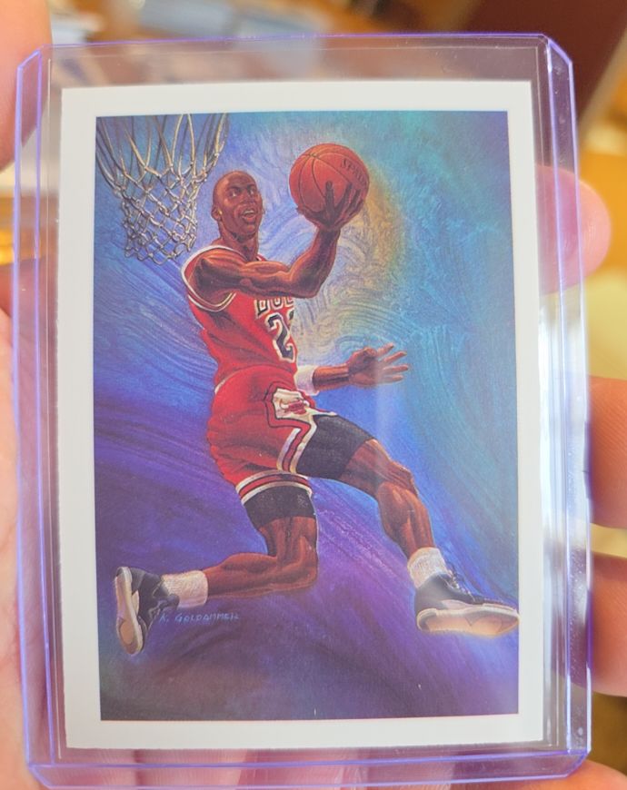 1990-91 NBA Hoops #358 Michael Jordan — front
