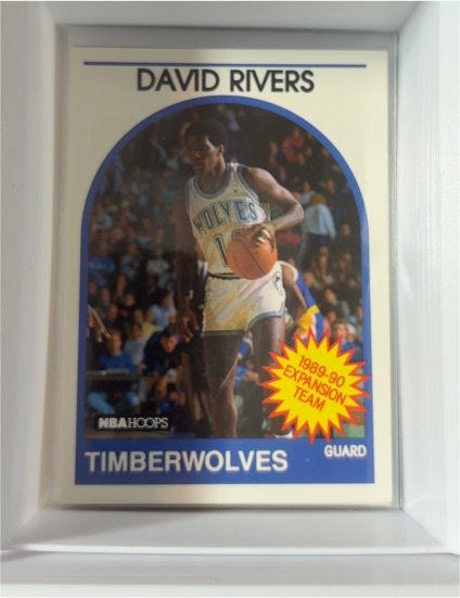 1989-90 Hoops #346 David Rivers — front
