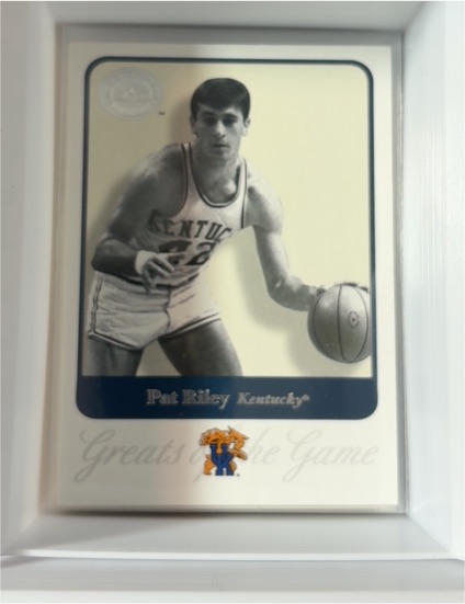 2001 Fleer Greats of the Game #60 Pat Riley — front