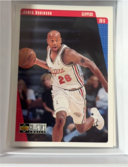 1997-98 Upper Deck Collector's Choice #265 James Robinson — front