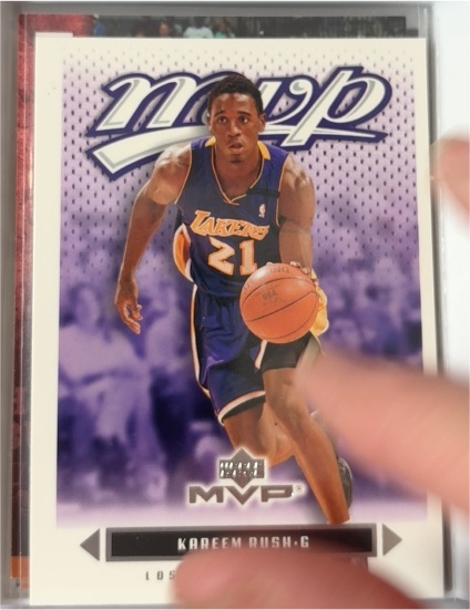 2003-04 Upper Deck MVP #78 Kareem Rush — front