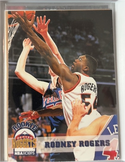 1993-94 NBA Hoops #328 Rodney Rogers — front