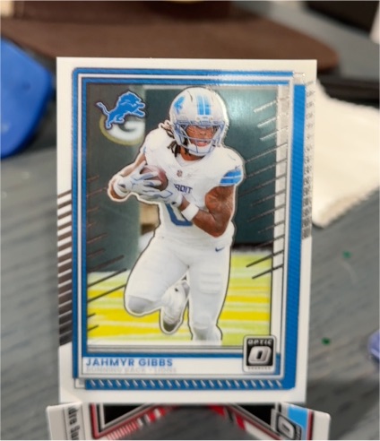 2025 Panini Donruss Optic #79 Jahmyr Gibbs — front