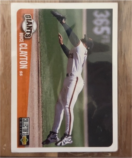 1996 Collector's Choice #303 Royce Clayton — front
