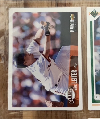 1996 Collector's Choice #301 Mark Leiter — front