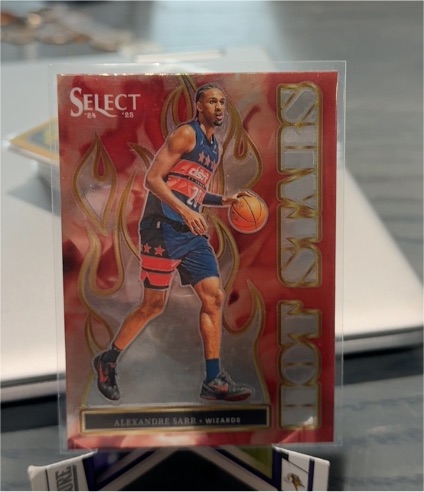 2024-25 Panini Select #10 Alexandre Sarr Hot Stars — front