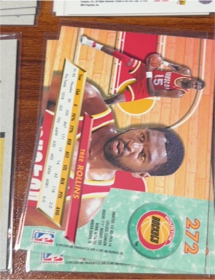 1994 Skybox #272 Trey Rollins — front