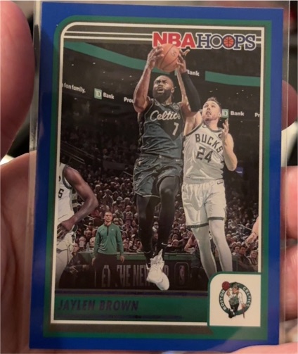 2023-24 Panini NBA Hoops #60 Jaylen Brown — front