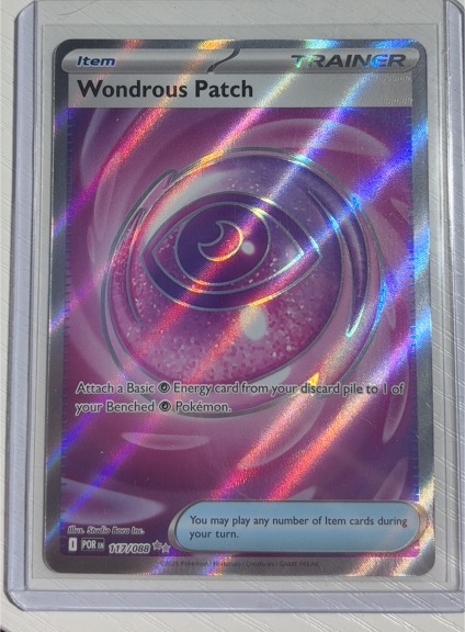 2022 Pokémon TCG Wondrous Patch #117 — front