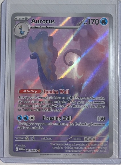 2026 Pokémon Perfect Order #092 Aurorus — front