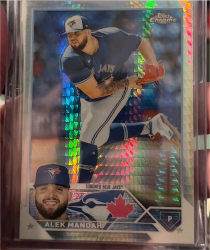2023 Topps Chrome #24 Alek Manoah — front