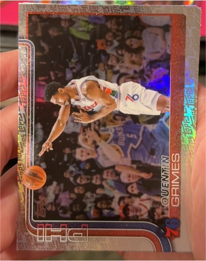 2025-26 Topps Basketball #25 Quentin Grimes — front
