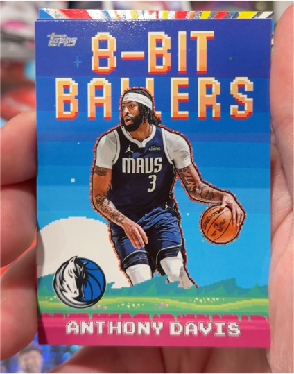 2025-26 Topps #8B-5 Anthony Davis 8-Bit Ballers — front