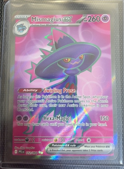 2012 Pokémon Phantasmal Flames #112 Mismagius ex — front