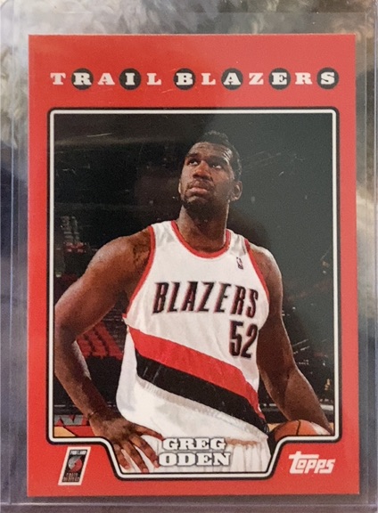 2007 Topps #1 Greg Oden — front