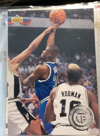 1993-94 Upper Deck #488 Isaiah Rider — front