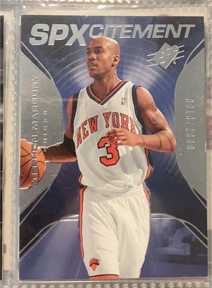 2006-07 Upper Deck SPx SPXcitement #SPX-74 Stephon Marbury — front