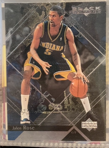 1999-00 Upper Deck Black Diamond #33 Jalen Rose — front