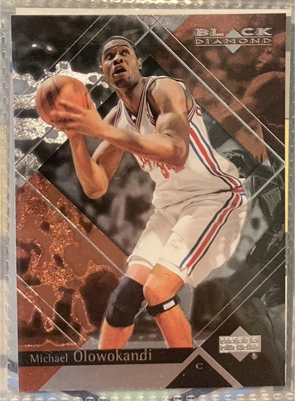 1999-00 Upper Deck Black Diamond #36 Michael Olowokandi — front